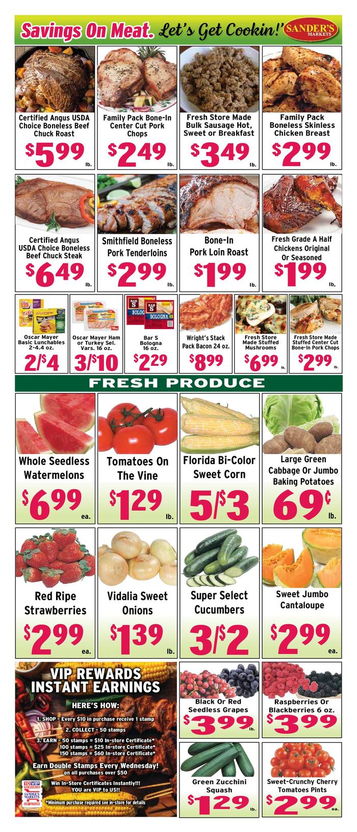 Sander's Markets Franklin Ad Specials